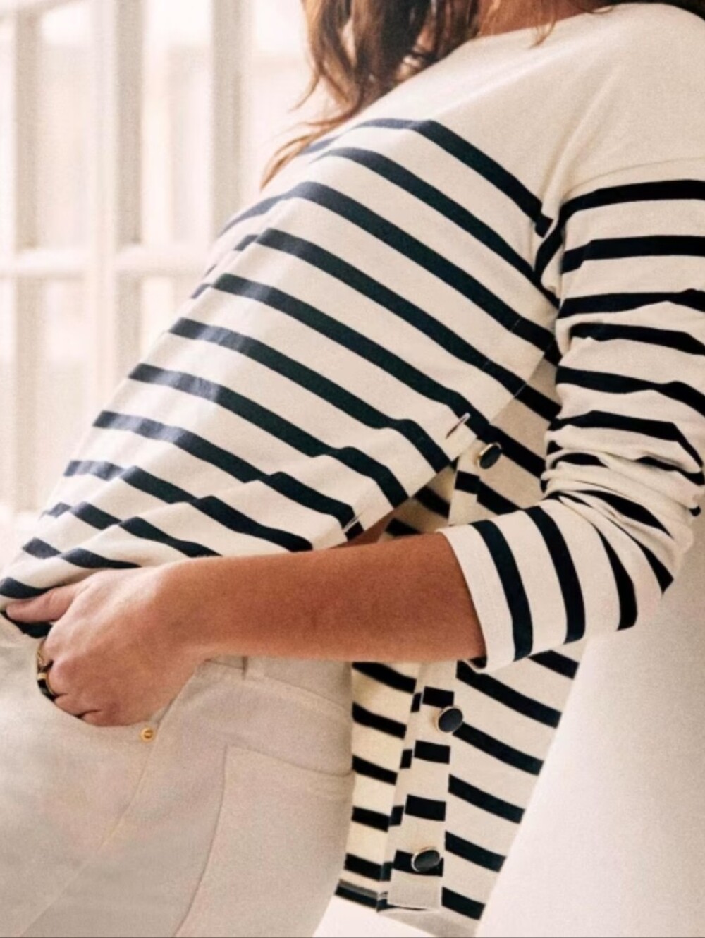 Sezane Noan Marinière size m